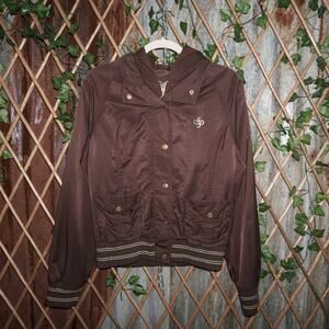 XL - Vintage Y2K south pole embroider femme 00s hood jacket